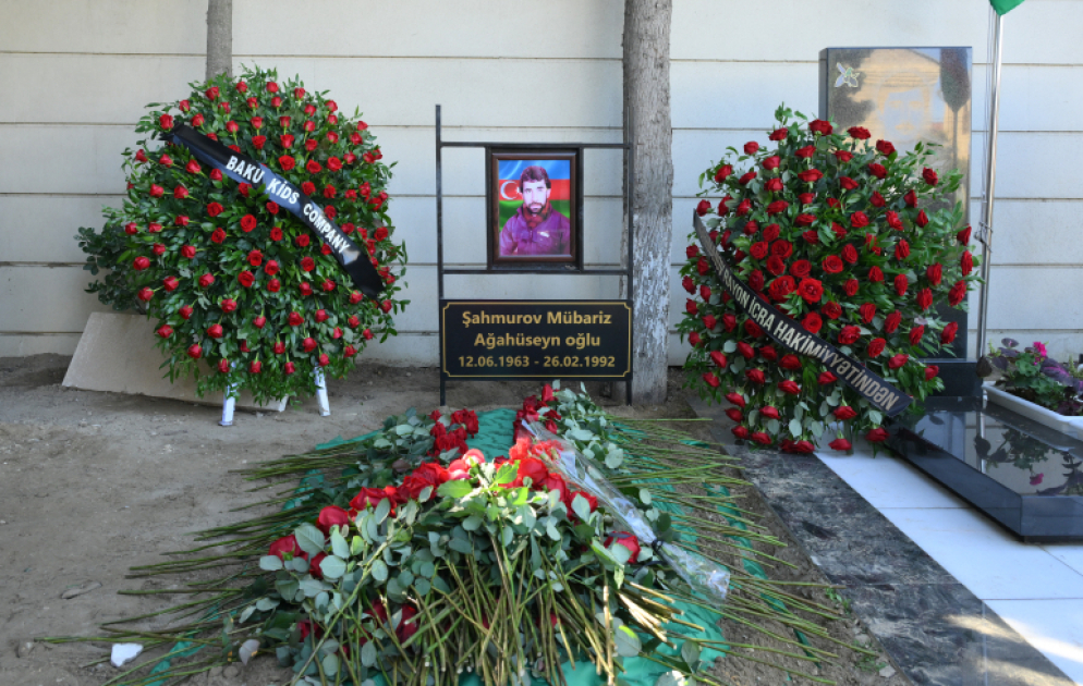 Birinci Qarabağ müharibəsinin itkin şəhidi Mübariz Şahmurov Nizami rayonunda dəfn olunub