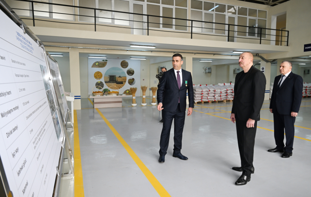 Barley malt processing facility of “Promalt” LLC inaugurated in Imishli