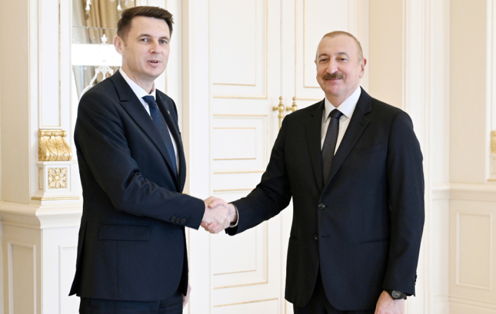 Президент Ильхам Алиев принял председателя Сената Парламента Румынии