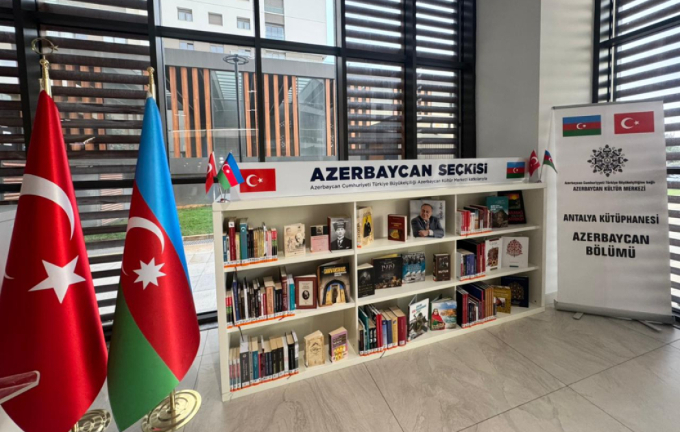 Antalya Kitabxanasında Azərbaycan bölməsi açılıb