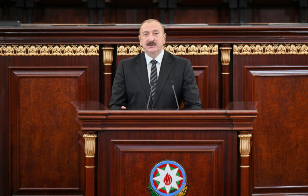 Conference marking 80th anniversary of Azerbaijan National Academy of Sciences held
President Ilham Aliyev addressed the event