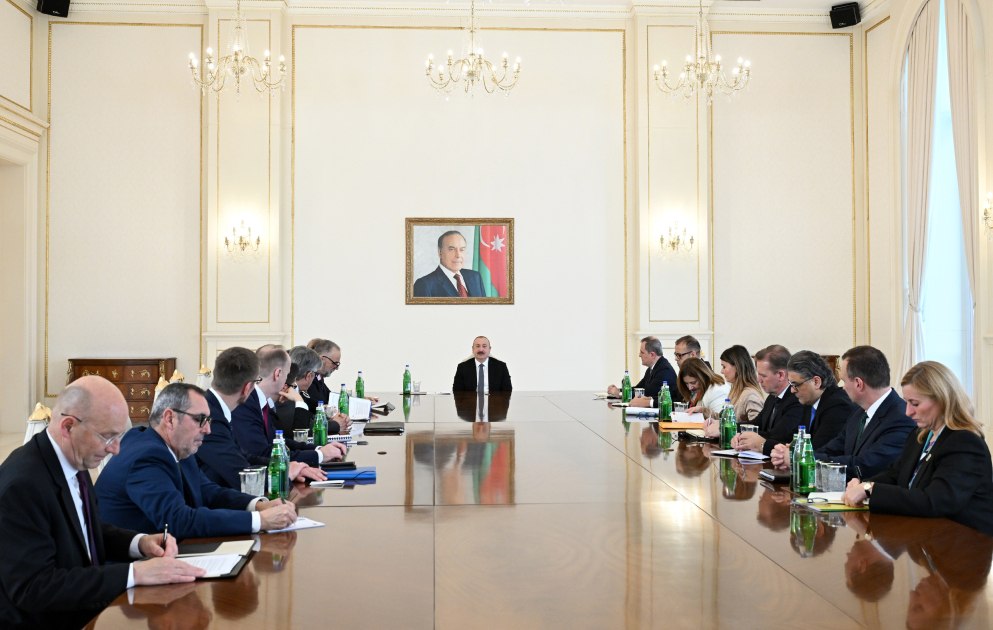 President Ilham Aliyev received NATO delegation
