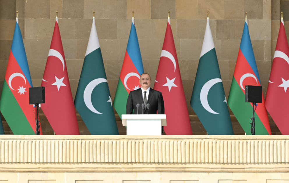 Military Parade dedicated to the fifth anniversary of Victory in Patriotic War was held in Baku