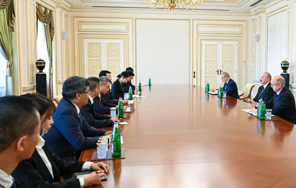 Le président azerbaïdjanais reçoit une délégation de China Datang Corporation Ltd