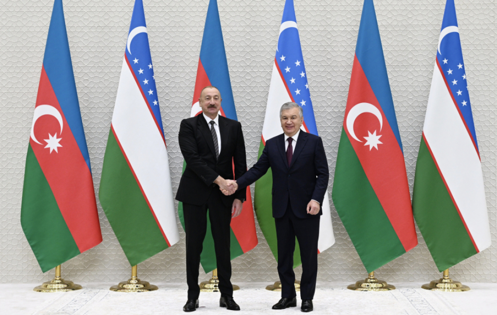 President of Azerbaijan Ilham Aliyev held one-on-one meeting with President of Uzbekistan Shavkat Mirziyoyev in Tashkent