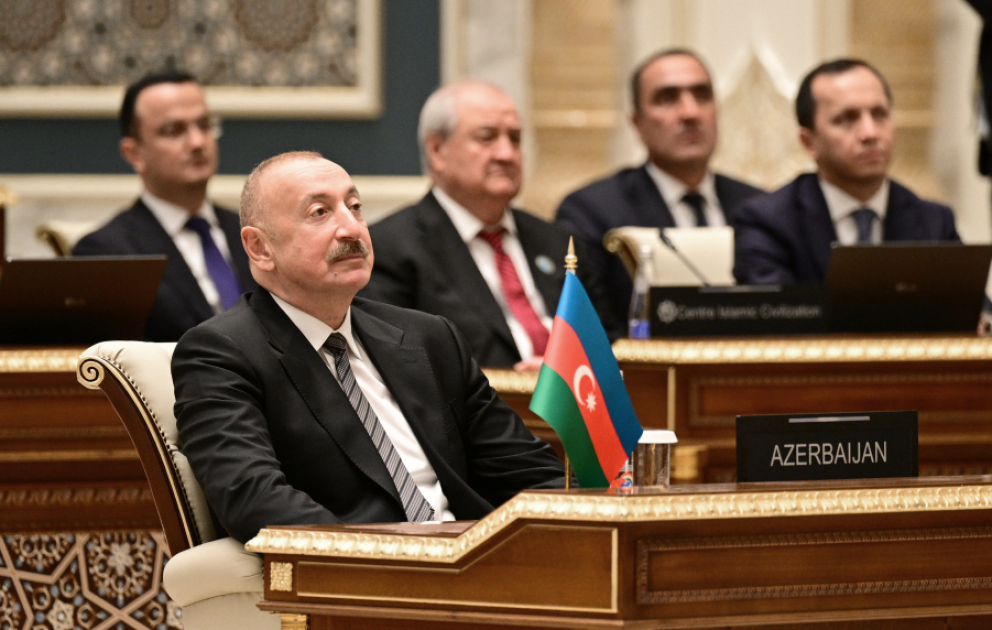 Prezident İlham Əliyev Daşkənddə "Gələcəyin İrsi" Beynəlxalq Mükafatının təqdimat mərasimində iştirak edib
