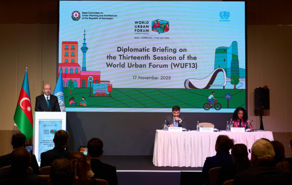 Diplomatik korpus nümayəndələri üçün WUF13-ə dair məlumat sessiyası keçirilib