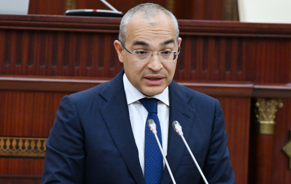Nazir: 2022-2025-ci illərdə orta illik hesabla ÜDM-in 3,3 faiz artması gözlənilir