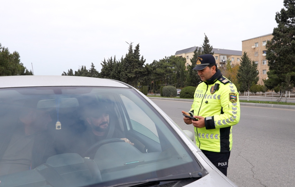Sumqayıtda yol polisi profilaktik tədbir keçirib