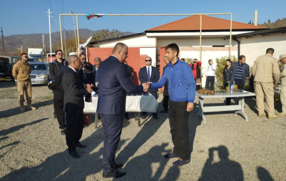 Sos kəndində daha 20 ailəyə evlərinin açarları təqdim olunub
