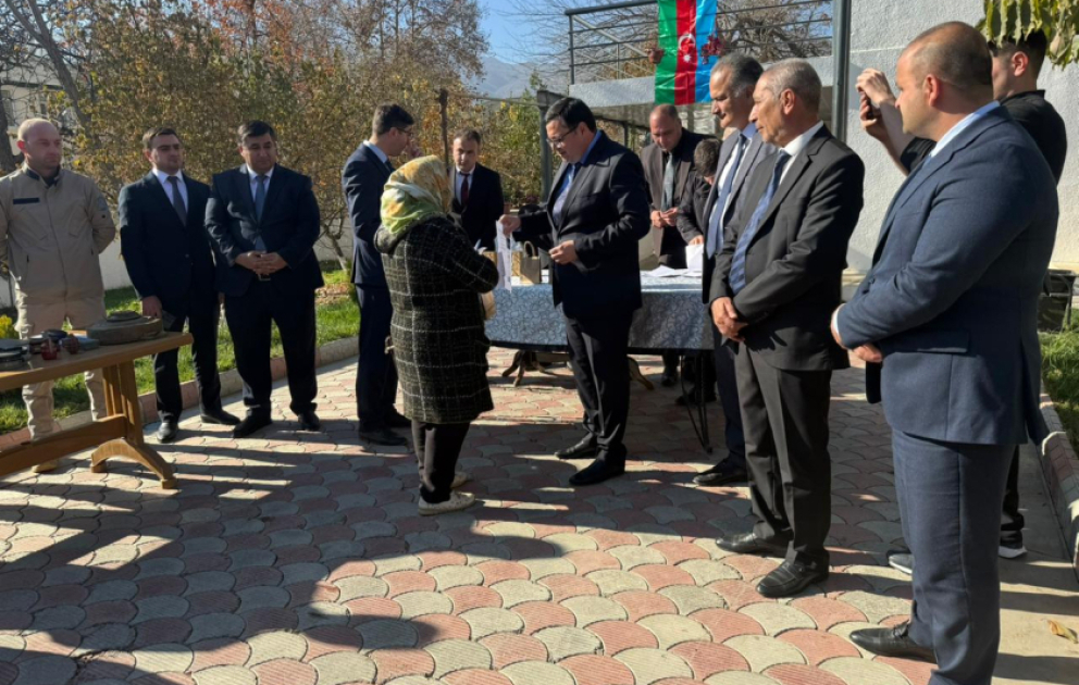 Hadrutda daha 17 ailəyə evlərinin açarları təqdim olunub