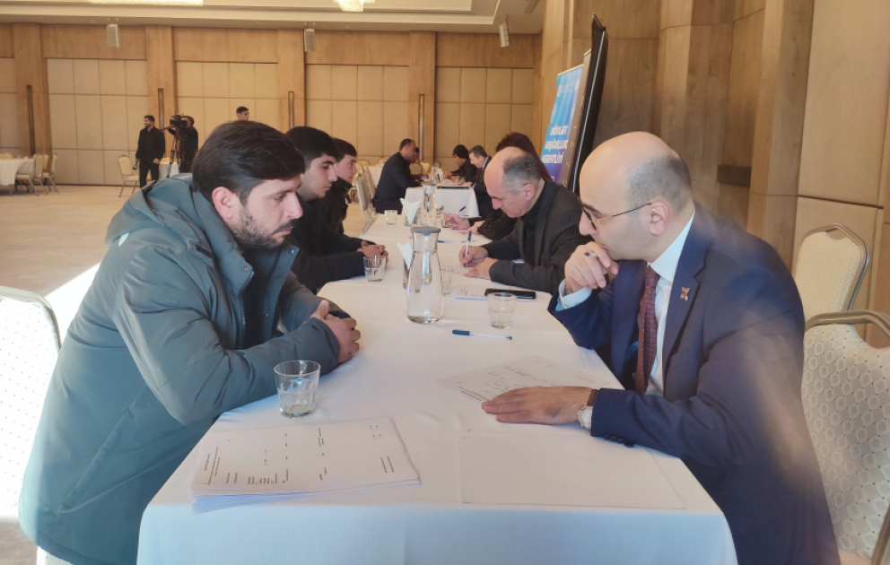 Ağdamda keçirilən əmək yarmarkasında 67 vakansiya təqdim olunub