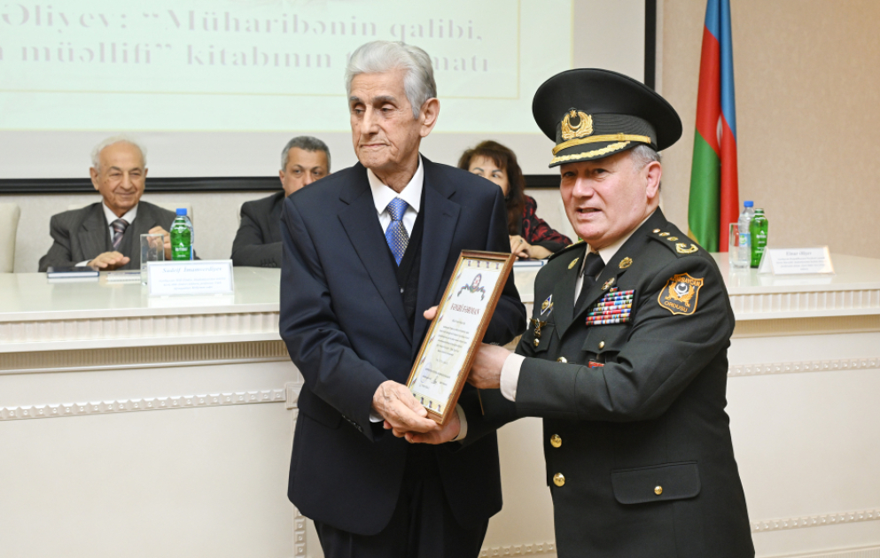 “İlham Əliyev: Müharibənin qalibi, sülhün müəllifi” kitabının təqdimatı keçirilib