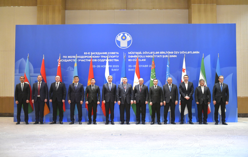 Bakıda MDB Dəmiryol Nəqliyyatı Şurasının 83-cü iclası keçirilib