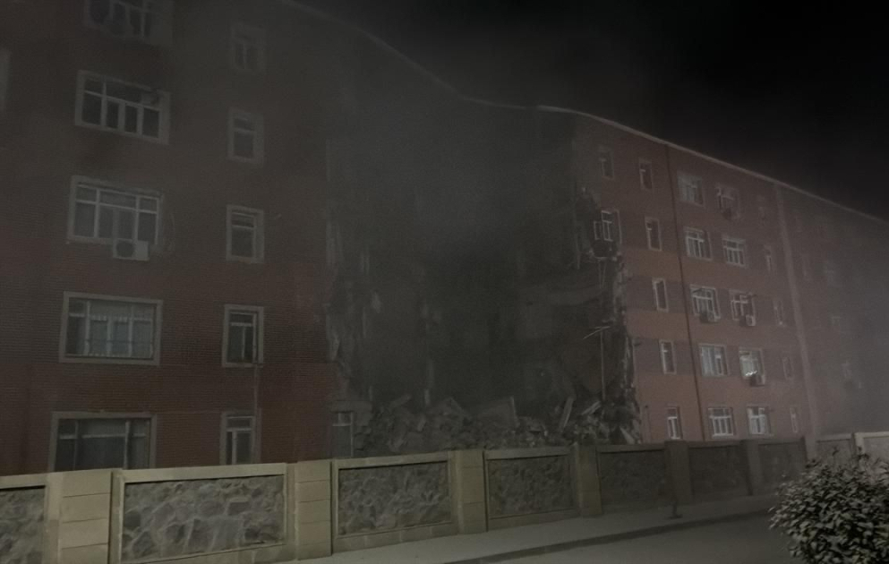 Goranboyda bloku çökən binanın sakinlərinin kirayə mənzillərə yerləşdirilməsi ilə bağlı işlər yekunlaşmaq üzrədir