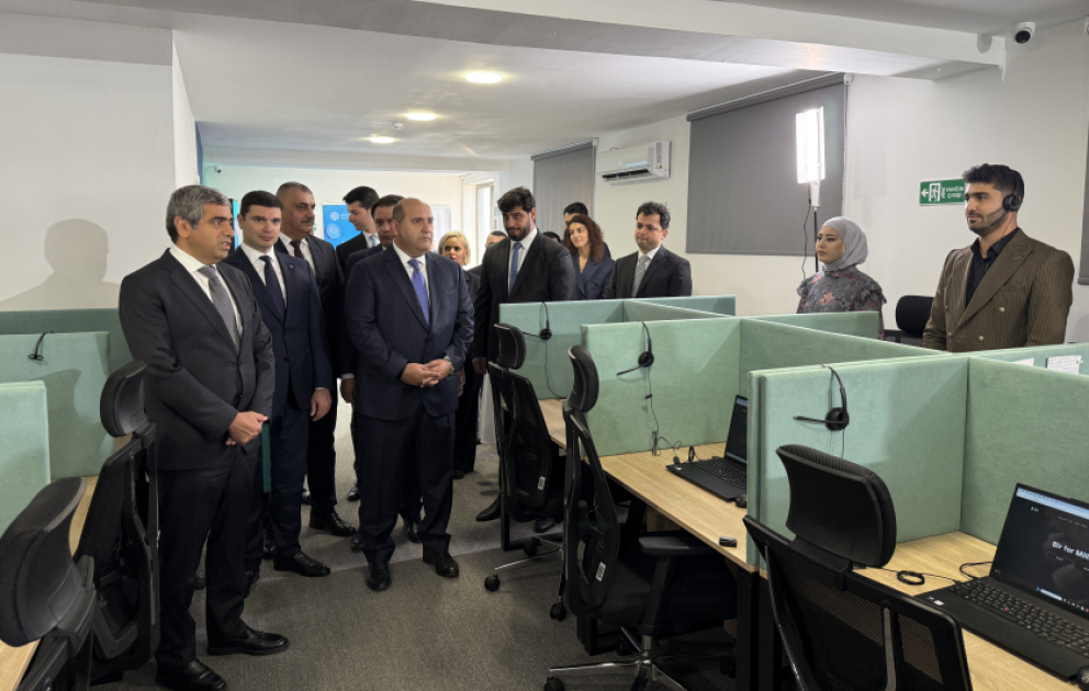 Füzulidə “m10” və “Milliön” telesatış mərkəzi istifadəyə verilib