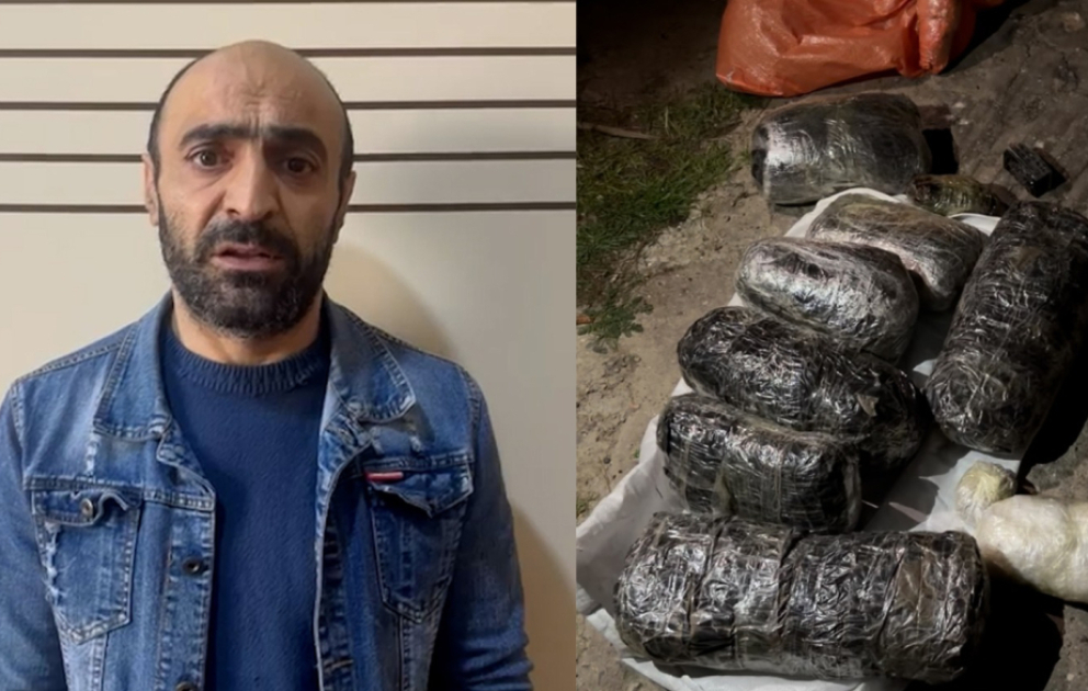 Polisin Qaradağda saxladığı kuryerdən 10 kiloqramdan artıq narkotik vasitə aşkarlanıb