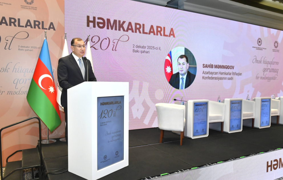 Mədəniyyət İşçiləri Həmkarlar İttifaqının 120 illiyi qeyd olunub