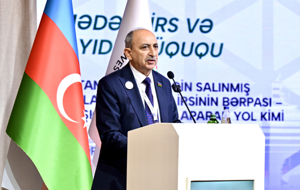 Əziz Ələkbərov: Qayıdış hüququ ilə bağlı beynəlxalq sənədlərdə təsbit olunmuş prinsiplərin həyata keçirilməsini tələb edirik