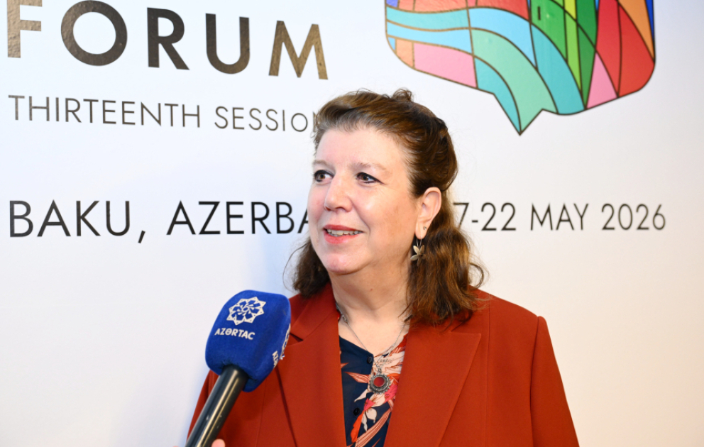 Anna Soave: WUF13 ilə bağlı təşkilati prosesin yüksək səviyyədə qurulması bizdə müsbət təəssürat yaradıb