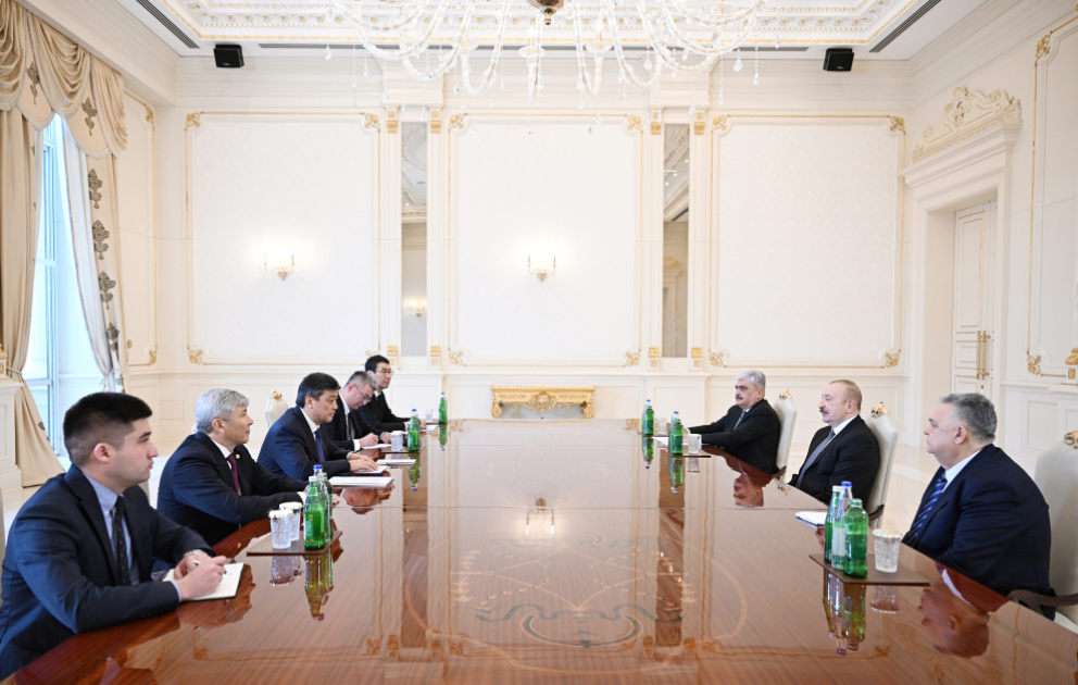 President Ilham Aliyev received delegation from Kyrgyzstan