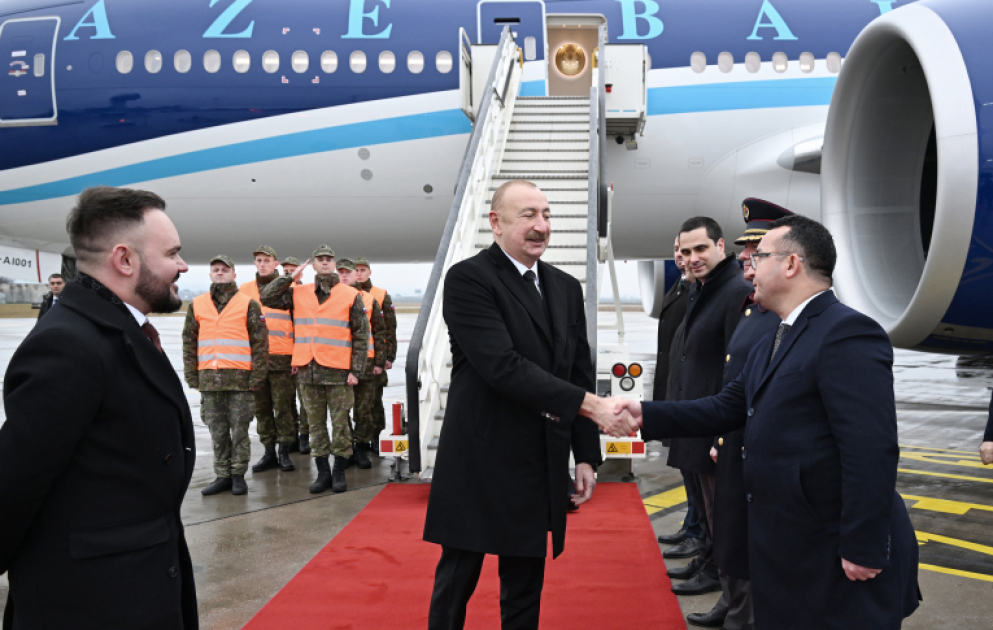 Le président azerbaïdjanais entame une visite officielle en Slovaquie