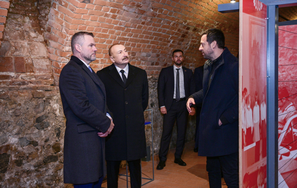 Azərbaycan və Slovakiya prezidentləri Bratislavada Devin qəsrində olublar
