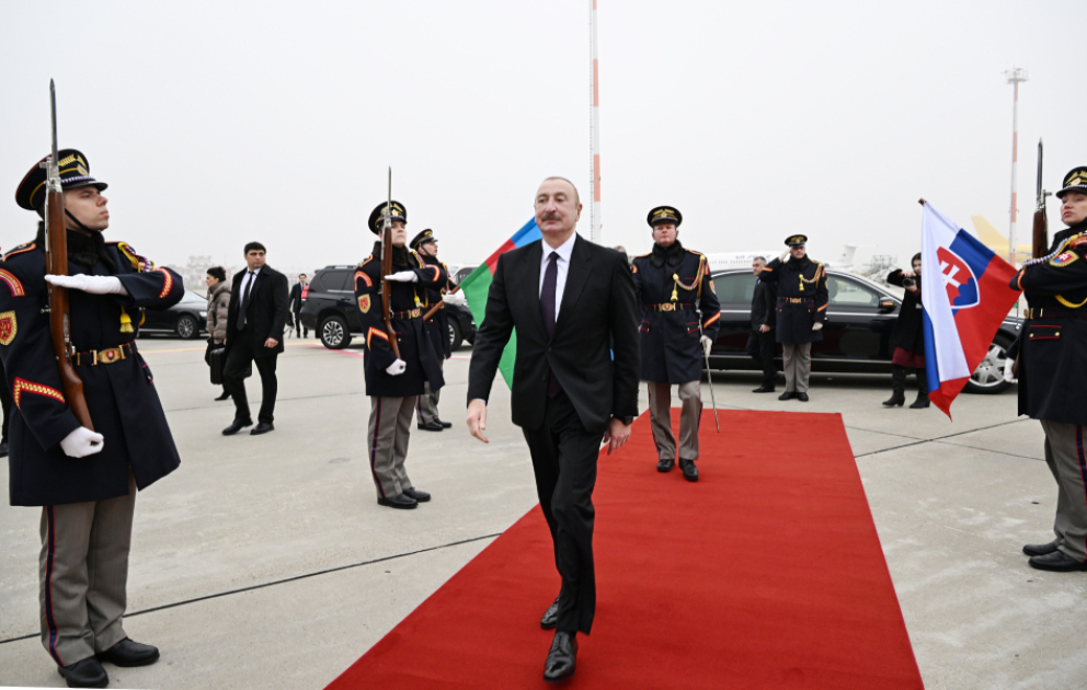 President Ilham Aliyev concluded official visit to Slovakia