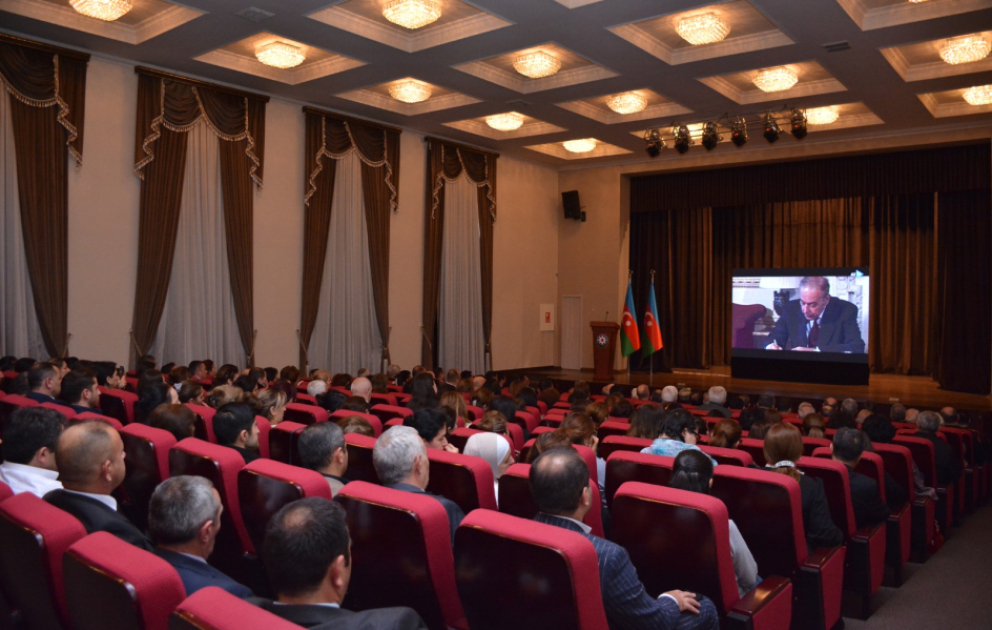 Ümummilli Liderə həsr edilən “Geosiyasi kod” adlı film nümayiş olunub