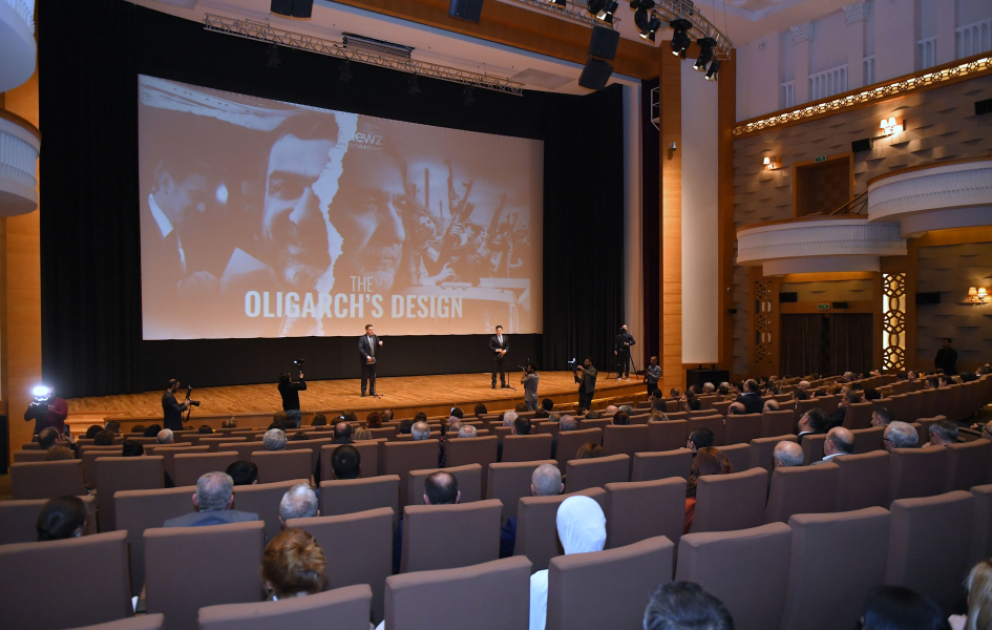 Nizami Kino Mərkəzində “The Oligarch’s Design” sənədli filminin nümayişi olub