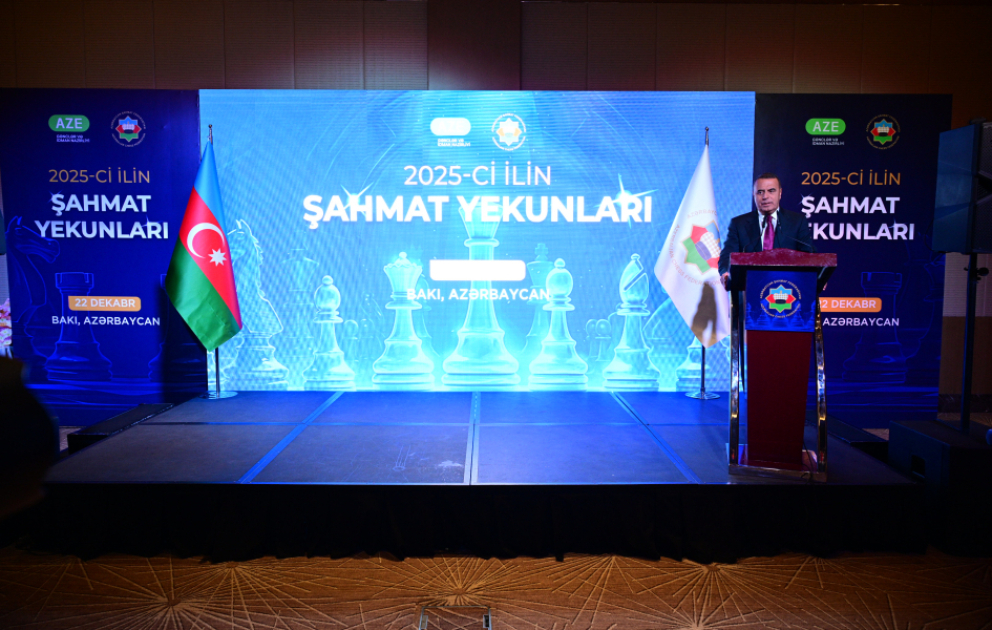 Azərbaycan Şahmat Federasiyası ilə yekun vurub, fərqlənən şahmatçılar mükafatlandırılıb