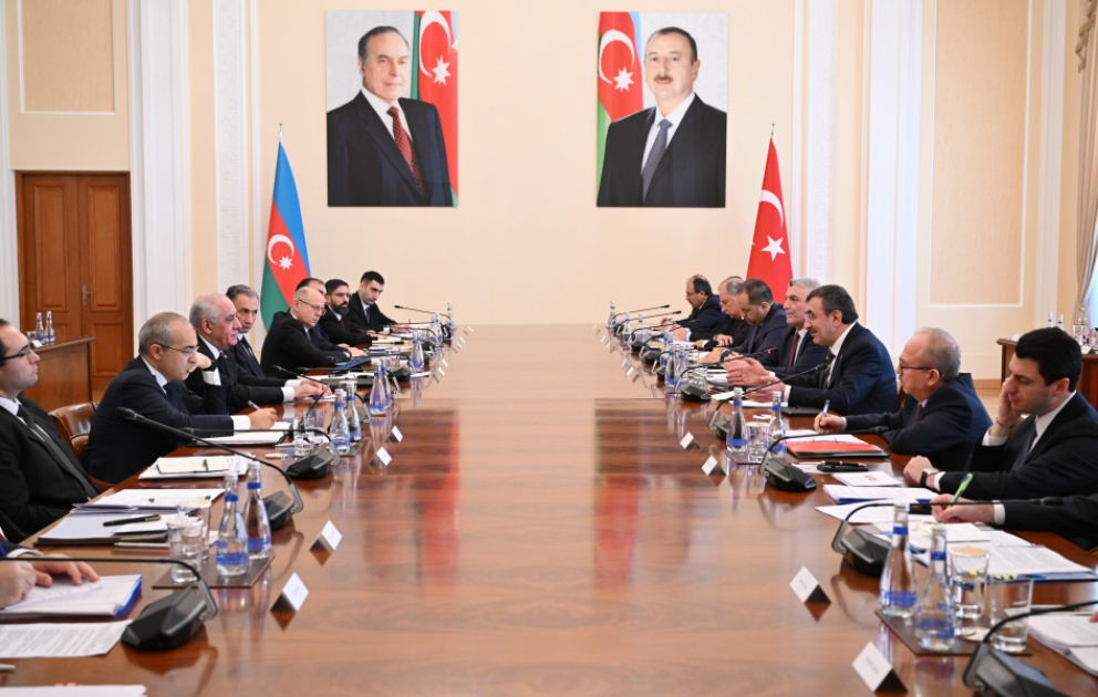 Bakıda Azərbaycan ilə Türkiyə arasında iqtisadi əməkdaşlıq üzrə Birgə Hökumətlərarası Komissiyanın iclası keçirilib