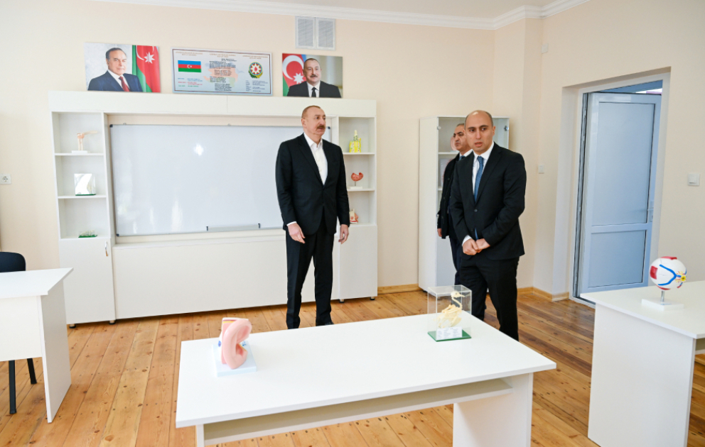 Kərkicahan qəsəbə 1 nömrəli tam orta məktəbin binası əsaslı təmirdən sonra istifadəyə verilib