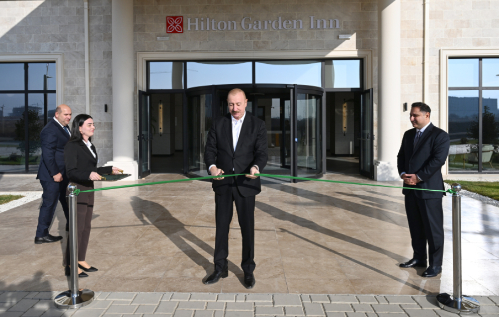 В городе Агдам сдан в пользование отель Hilton Garden Inn Agdam
