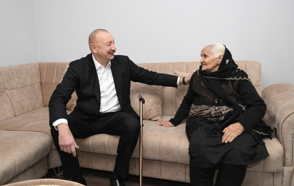 President Ilham Aliyev visited Karkijahan settlement in Khankendi