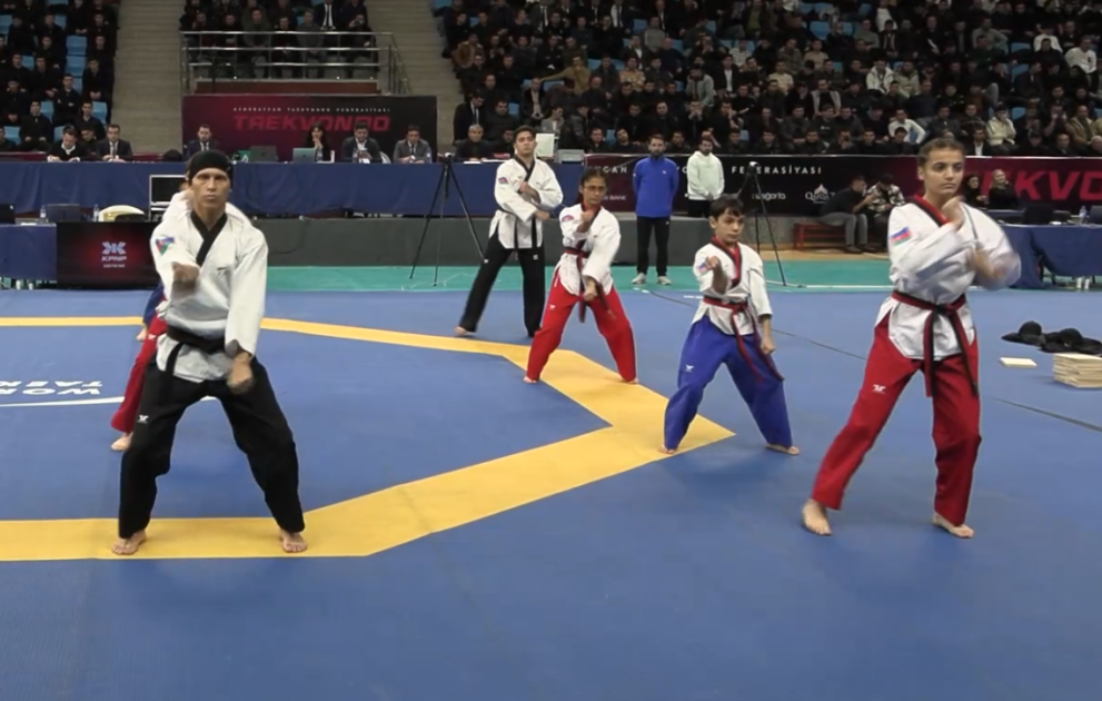 Taekvondo üzrə Azərbaycan çempionatının açılış mərasimi keçirilib