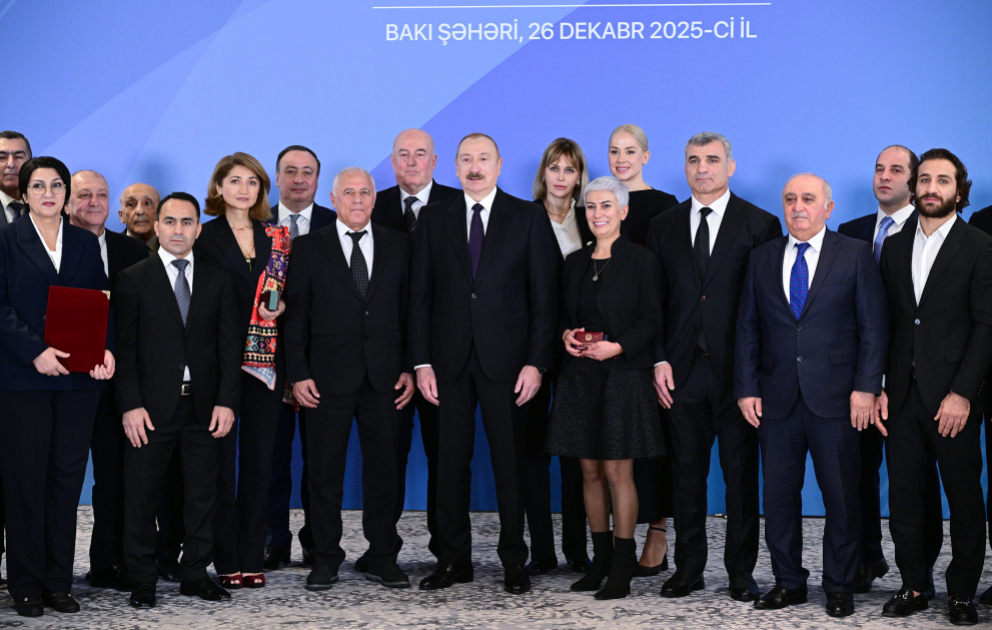 Präsident Ilham Aliyev nimmt an sportlicher Jahresbilanz gewidmeter Veranstaltung teil
