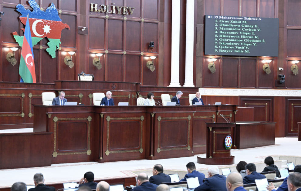 Milli Məclisin 2025-ci il payız sessiyasında sonuncu iclası keçirilib