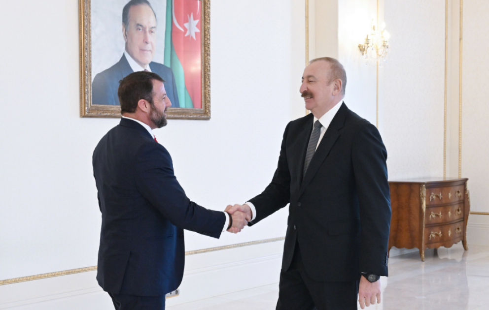Azərbaycan Prezidenti İlham Əliyev ABŞ nümayəndə heyətini qəbul edib