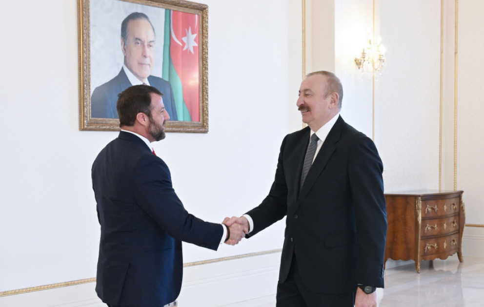 Le président Ilham Aliyev reçoit une délégation américaine