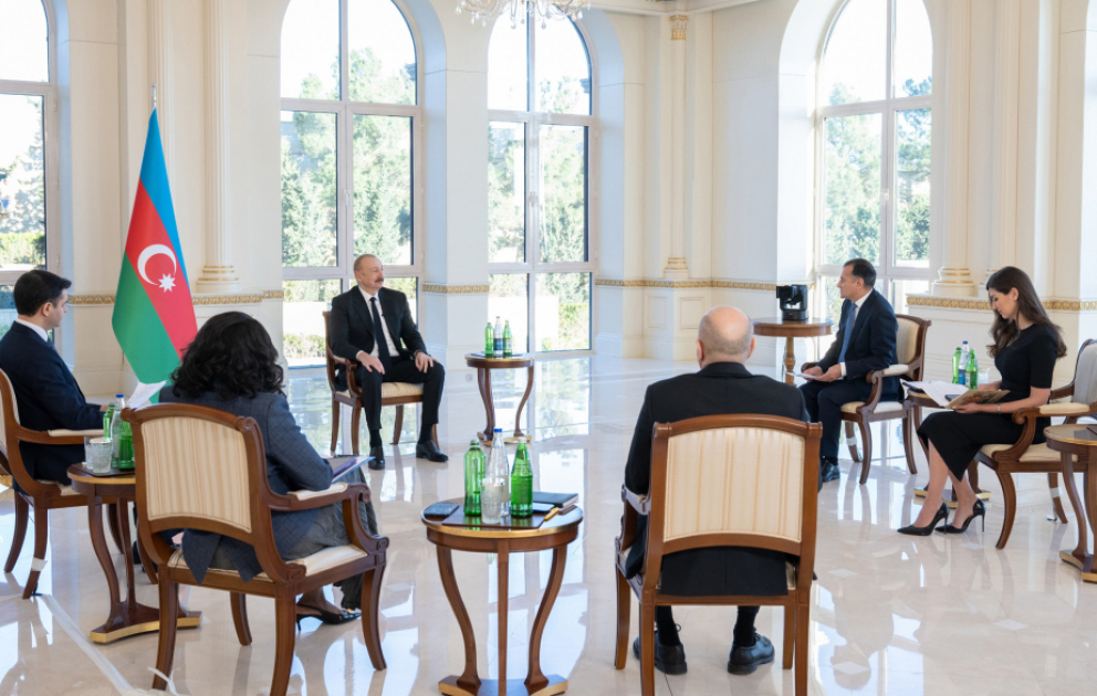 Azerbaijani President: There must be a railway that can also connect Nakhchivan with Türkiye