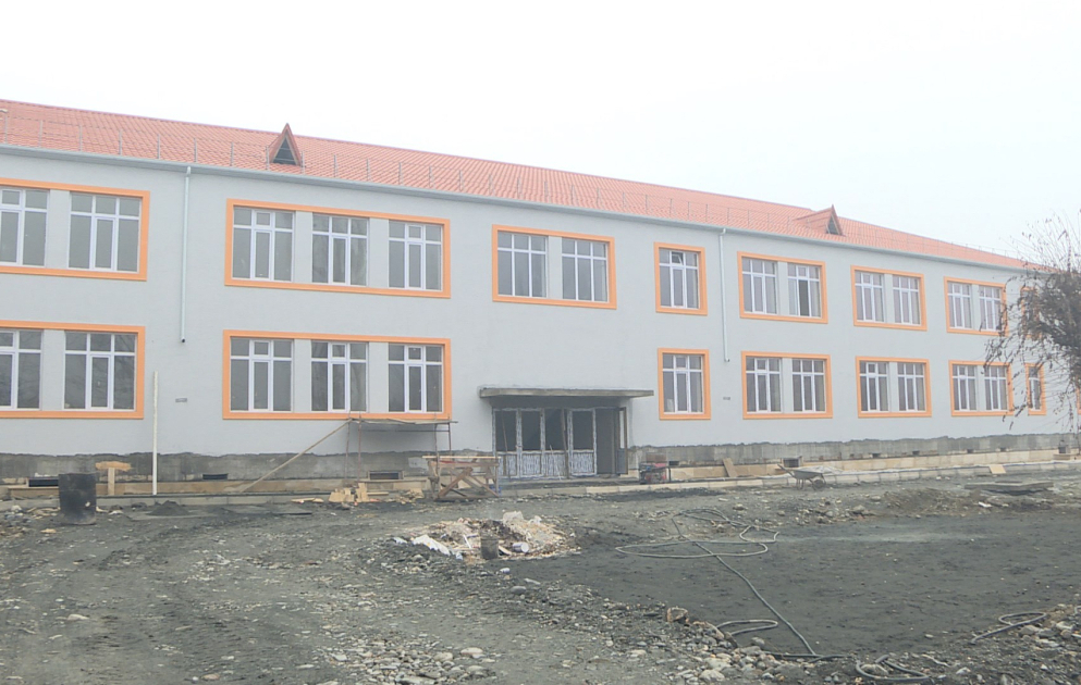 Balakənin Bedağar kəndində müasir məktəb binası inşa olunur