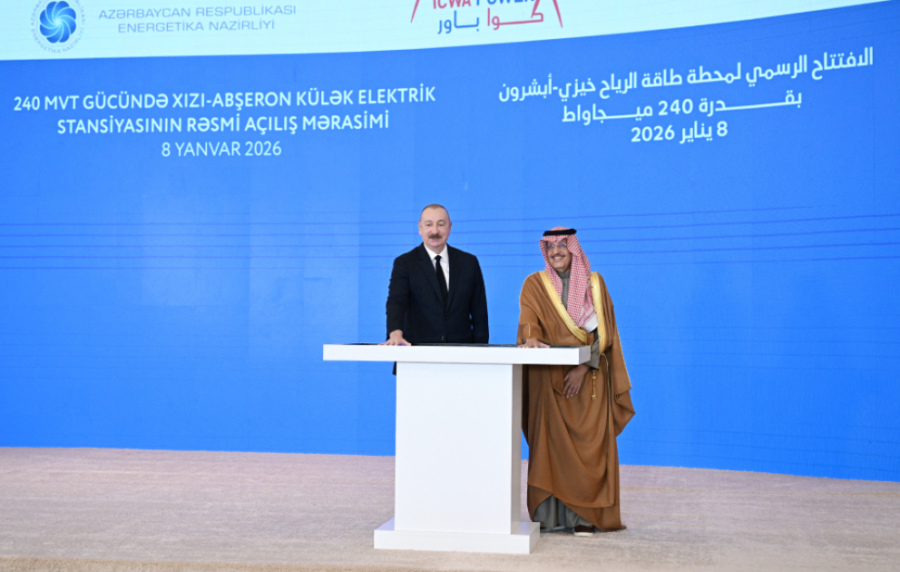 Baku hosted official opening ceremony of “Khizi-Absheron” Wind Power Plant