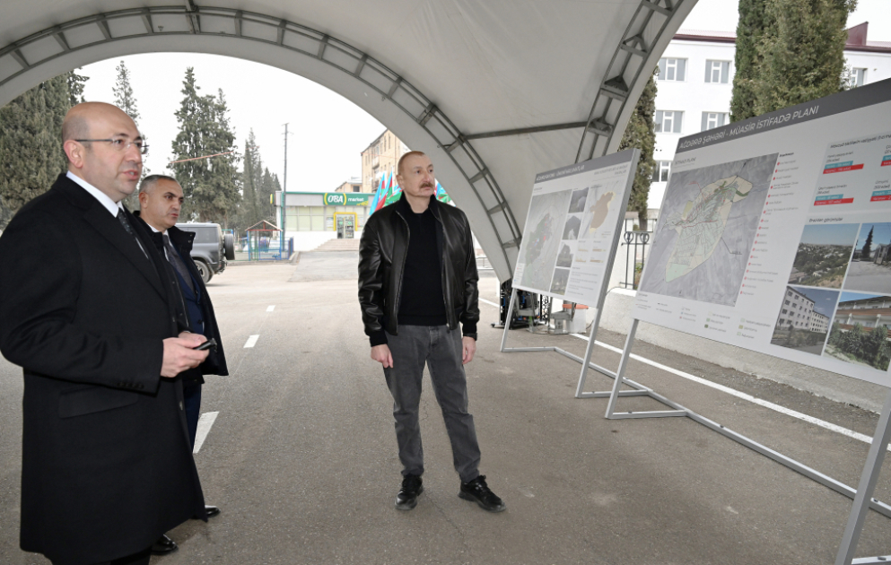 President Ilham Aliyev reviewed Master Plan of Aghdara city