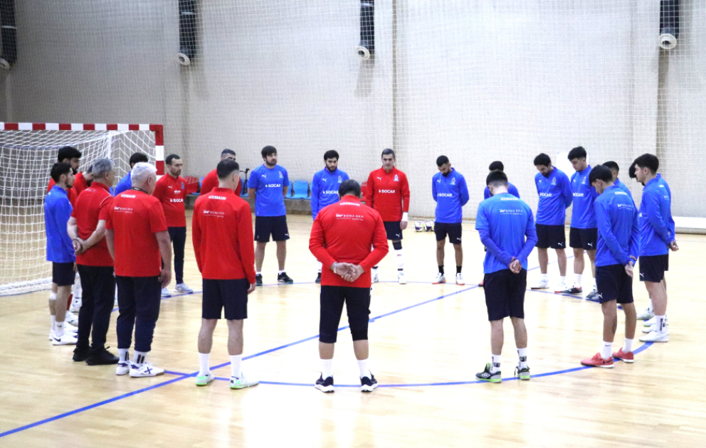 Futzal üzrə Azərbaycan millisinin media üçün məşqi keçirilib