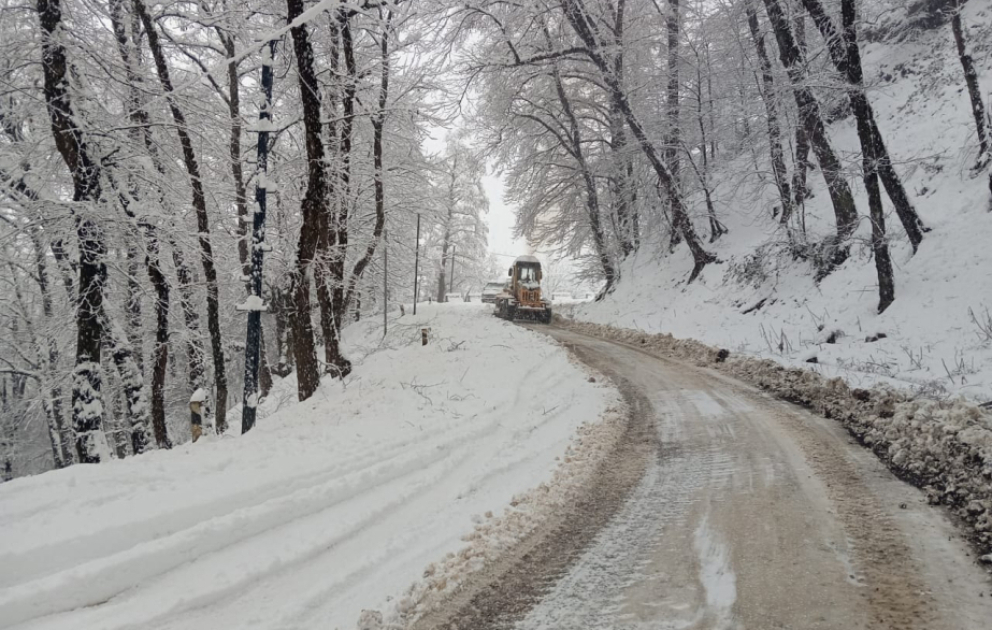 Hava şəraiti ilə əlaqədar yollarda görülən işlər açıqlanıb