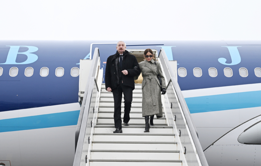 Weltwirtschaftsforum in Davos: Präsident Ilham Aliyev in der Schweiz eingetroffen