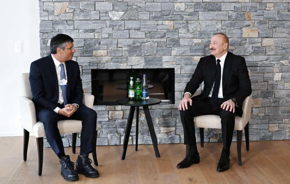 Le président Ilham Aliyev rencontre le patron de la société brésilienne BTG Pactual