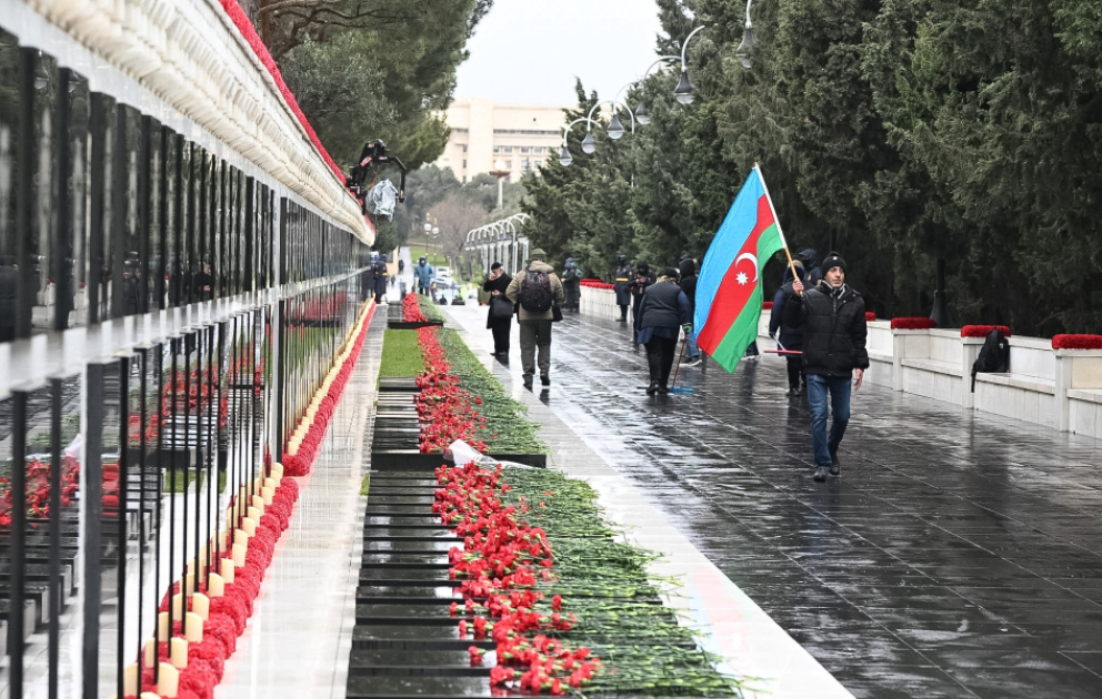20 Yanvar şəhidlərinin əziz xatirəsi heç vaxt unudulmayacaq