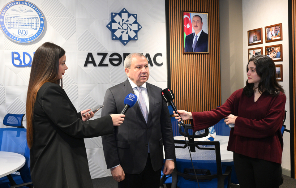 Rektor: AZƏRTAC-ın xüsusi auditoriyası jurnalistikanın daha dərindən mənimsənilməsinə şərait yaradacaq